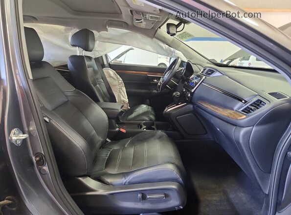 JHLRW2H82KX019738 2019 HONDA CR-V Gray Vista interior delantera