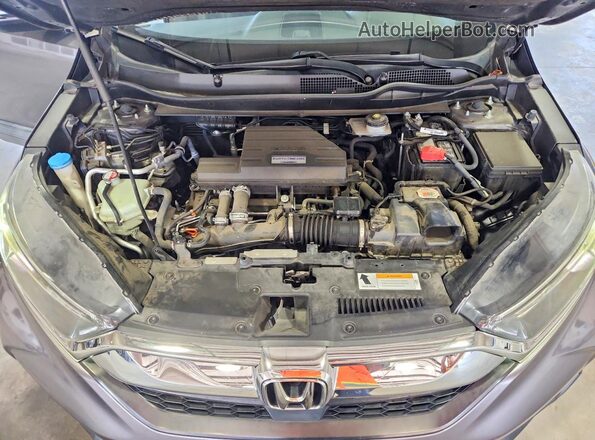 JHLRW2H82KX019738 2019 HONDA CR-V Gray Vista del compartimento del motor