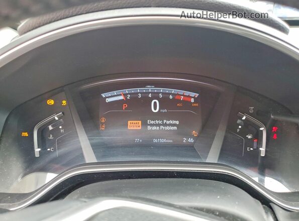 JHLRW2H86KX004188 2019 HONDA CR-V White Սարքավորումների վահանակի տեսք