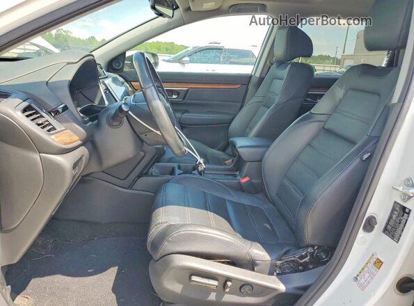 JHLRW2H86KX012730 2019 HONDA CR-V White წინა სალონის ხედი
