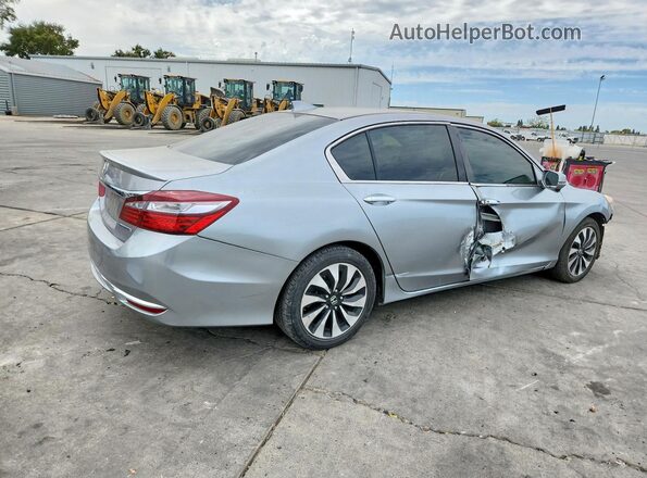 JHMCR6F30HC008339 2017 HONDA ACCORD Gray Widok z tyłu