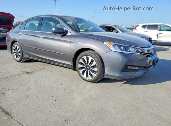 JHMCR6F32HC013395 2017 HONDA ACCORD Gray წინა მარჯვენა