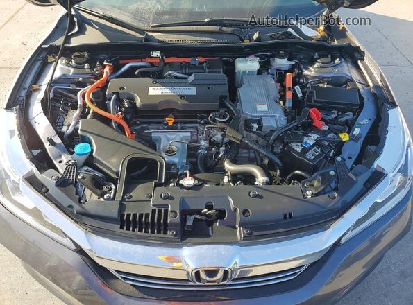 JHMCR6F32HC013395 2017 HONDA ACCORD Gray უკანა სალონის ხედი