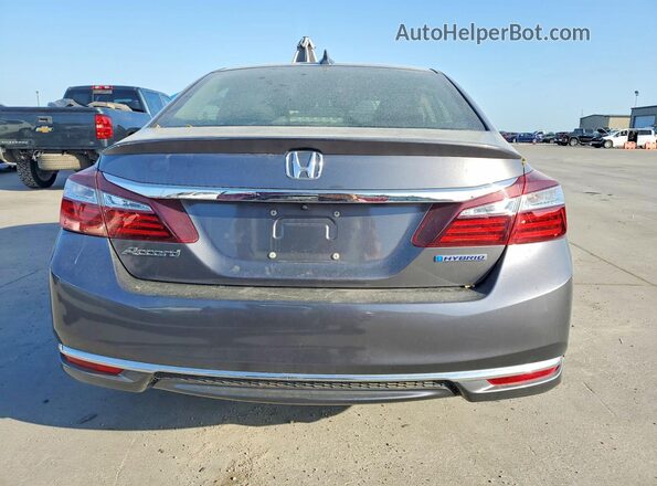 JHMCR6F32HC013395 2017 HONDA ACCORD Gray უკანა ხედი
