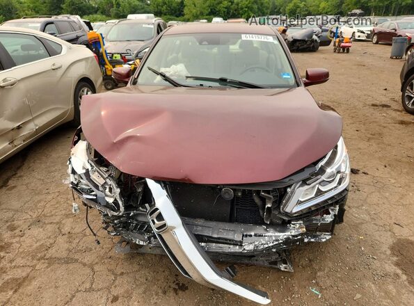 JHMCR6F33HC027581 2017 HONDA ACCORD Бордовый Вид спереди