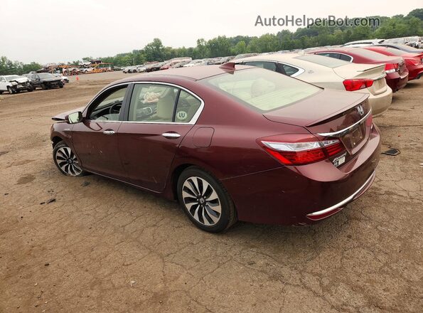 JHMCR6F33HC027581 2017 HONDA ACCORD Бордовый Задняя левая четверть