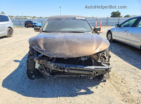 JHMCR6F34HC004682 2017 HONDA ACCORD Коричневый Вид спереди