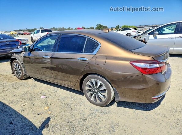 JHMCR6F34HC004682 2017 HONDA ACCORD Коричневый Задняя левая четверть