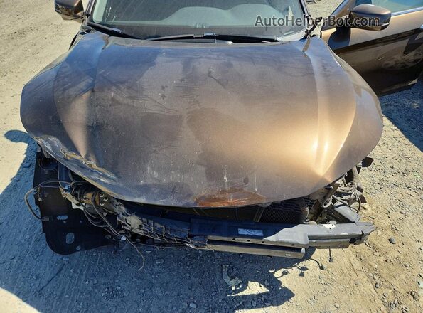 JHMCR6F34HC004682 2017 HONDA ACCORD Коричневый Вид задней части салона