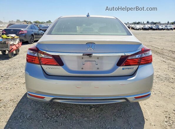 JHMCR6F35HC014119 2017 HONDA ACCORD Серебряный Вид сзади