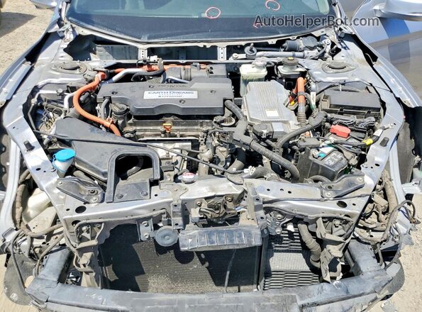JHMCR6F35HC014119 2017 HONDA ACCORD Серебряный Вид задней части салона