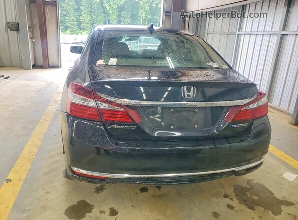 JHMCR6F39HC004337 2017 HONDA ACCORD Black Rear view