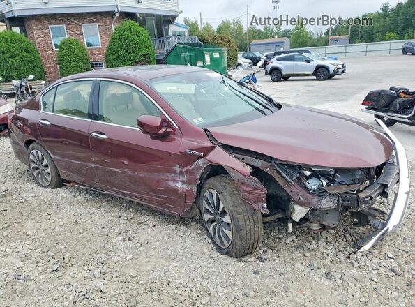 JHMCR6F50HC027975 2017 HONDA ACCORD Burgundy Delantero derecho