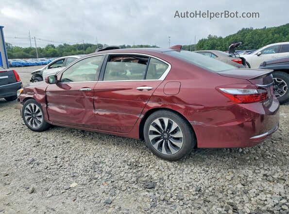 JHMCR6F50HC027975 2017 HONDA ACCORD Burgundy Trasero izquierdo