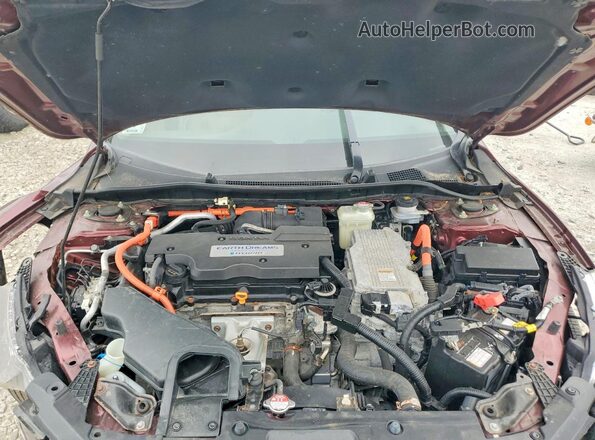 JHMCR6F50HC027975 2017 HONDA ACCORD Burgundy Vista interior trasera