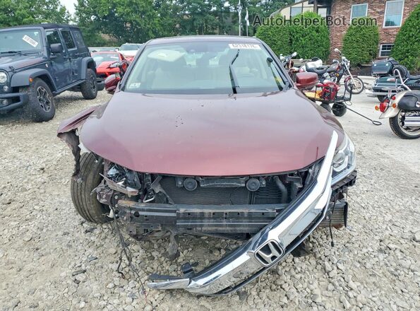 JHMCR6F50HC027975 2017 HONDA ACCORD Burgundy Vista frontal
