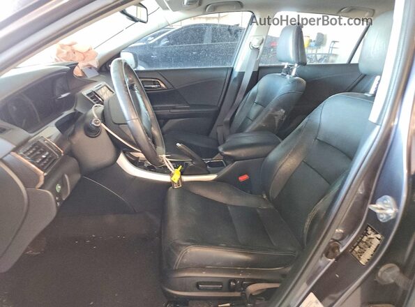 JHMCR6F50HC030388 2017 HONDA ACCORD Gray Front interior view