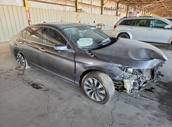 JHMCR6F50HC030388 2017 HONDA ACCORD Gray Front right