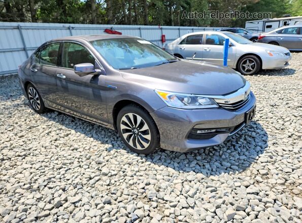 JHMCR6F51HC002275 2017 HONDA ACCORD Charcoal Delantero derecho