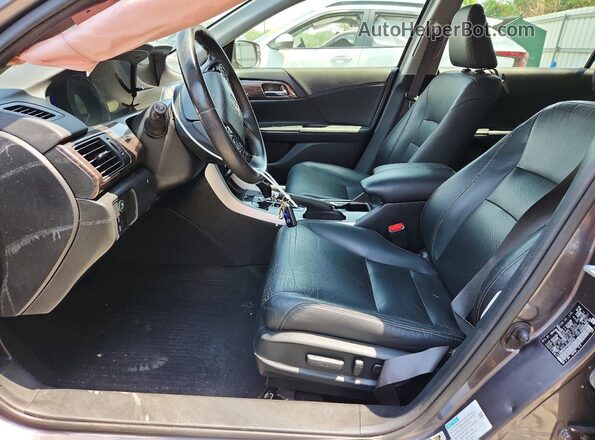 JHMCR6F51HC002275 2017 HONDA ACCORD Charcoal Vista interior delantera