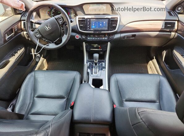JHMCR6F51HC002275 2017 HONDA ACCORD Charcoal Vista del salpicadero