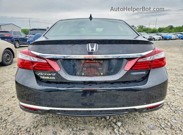 JHMCR6F56HC003857 2017 HONDA ACCORD Black Vista trasera