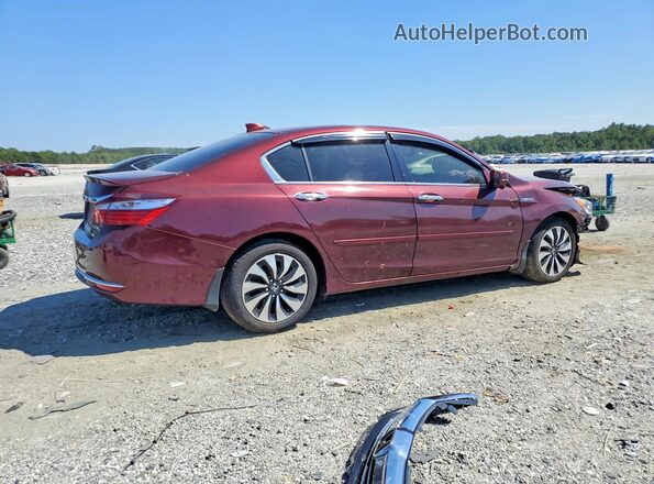 JHMCR6F56HC013093 2017 HONDA ACCORD Burgundy Front view