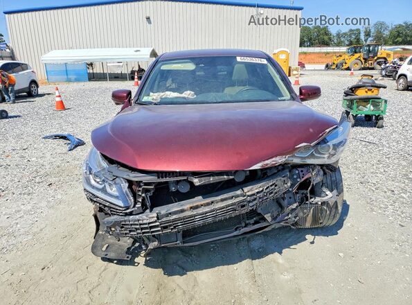 JHMCR6F56HC013093 2017 HONDA ACCORD Burgundy Dashboard view