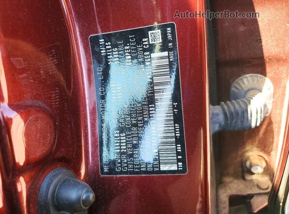 JHMCR6F56HC013093 2017 HONDA ACCORD Burgundy 