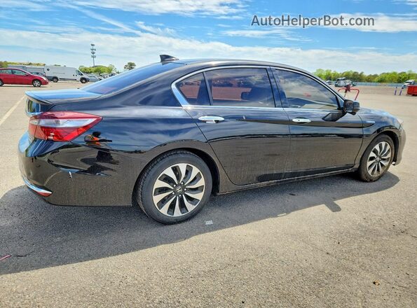 JHMCR6F56HC019167 2017 HONDA ACCORD Black Tył prawy