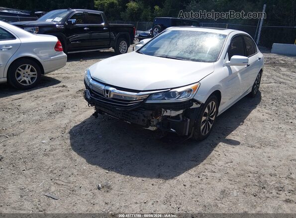 JHMCR6F58HC006162 2017 HONDA ACCORD White Передня ліва чверть