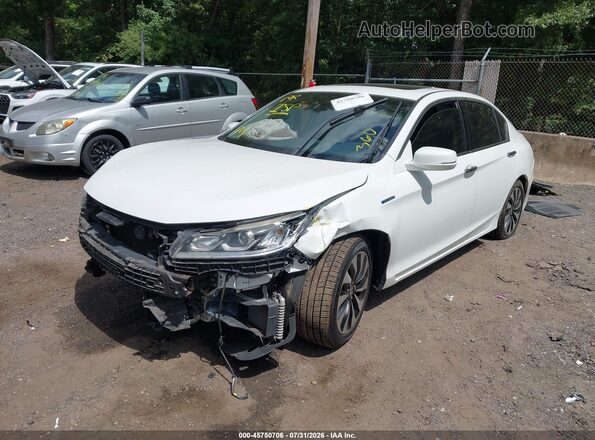 JHMCR6F58HC030817 2017 HONDA ACCORD White Przód lewy