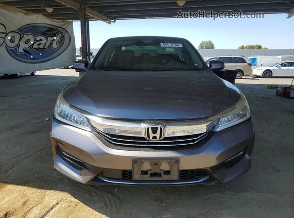 JHMCR6F71HC004643 2017 HONDA ACCORD Gray Вид спереду