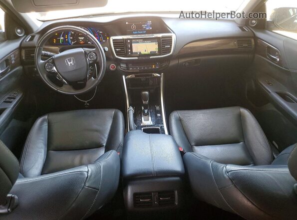 JHMCR6F71HC004643 2017 HONDA ACCORD Gray Вид панелі приладів