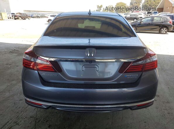 JHMCR6F71HC004643 2017 HONDA ACCORD Gray Вид ззаду