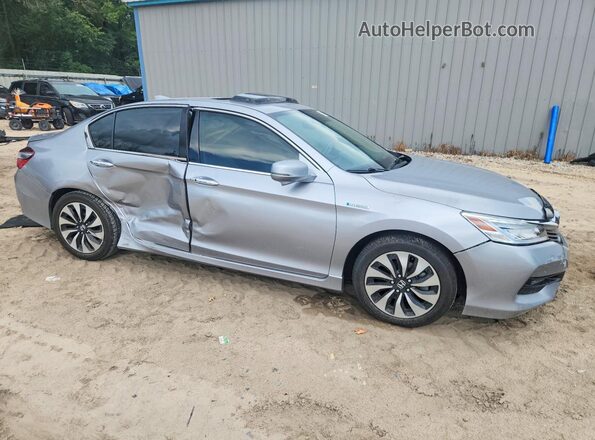 JHMCR6F71HC014461 2017 HONDA ACCORD Серебряный Передняя правая четверть