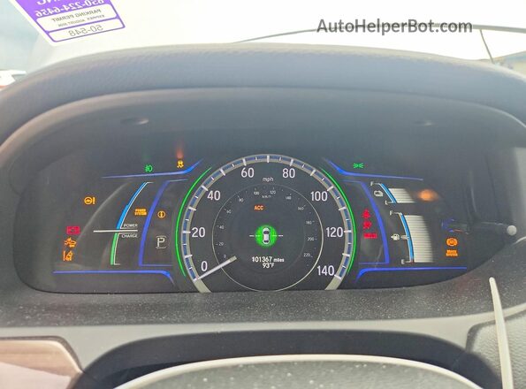 JHMCR6F71HC014461 2017 HONDA ACCORD Серебряный Вид щитка приборов
