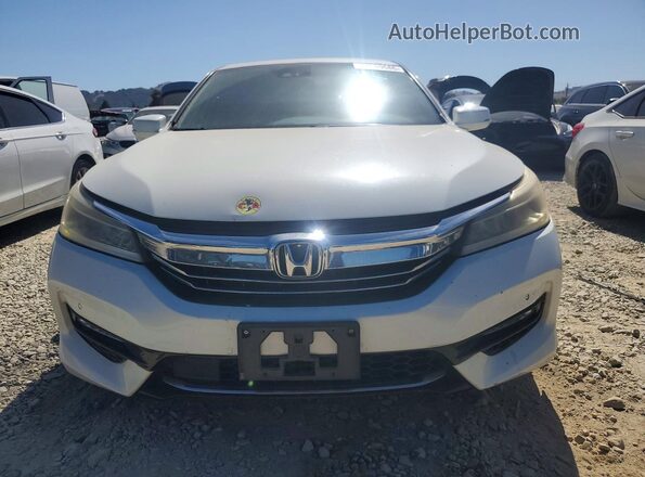 JHMCR6F72HC009043 2017 HONDA ACCORD White Դիմացի տեսք