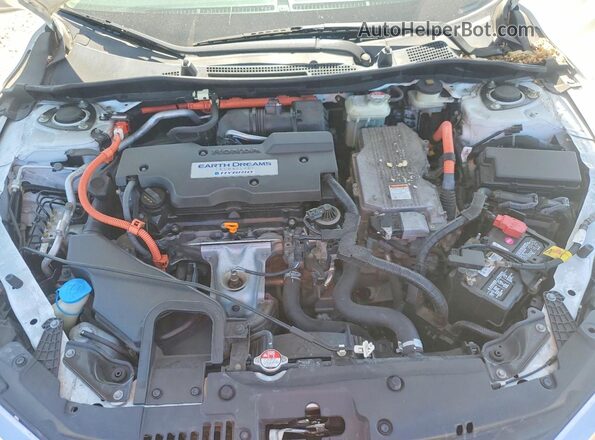 JHMCR6F72HC009043 2017 HONDA ACCORD White Սալոնի հետևի տեսք