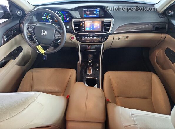 JHMCR6F73HC008810 2017 HONDA ACCORD Black Vista del salpicadero