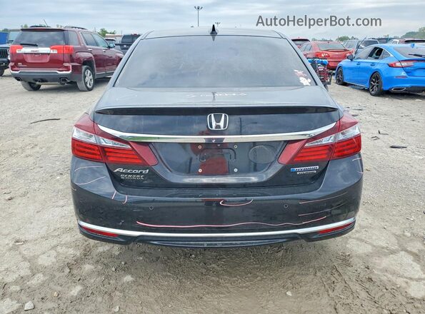 JHMCR6F73HC024179 2017 HONDA ACCORD Black Հետևի տեսք