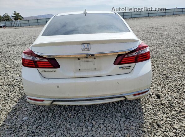 JHMCR6F74HC007892 2017 HONDA ACCORD Белый Вид сзади