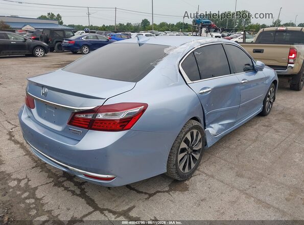 JHMCR6F74HC008136 2017 HONDA ACCORD Бирюзовый Задняя правая четверть