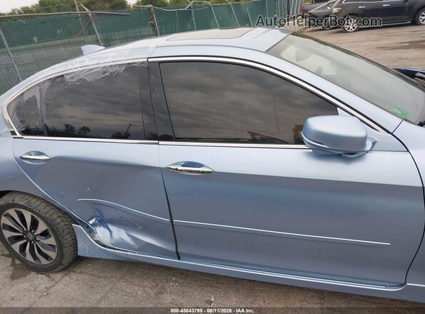 JHMCR6F74HC008136 2017 HONDA ACCORD Бирюзовый Вид задней части салона