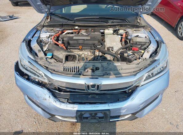 JHMCR6F74HC025647 2017 HONDA ACCORD Blue უკანა ხედი