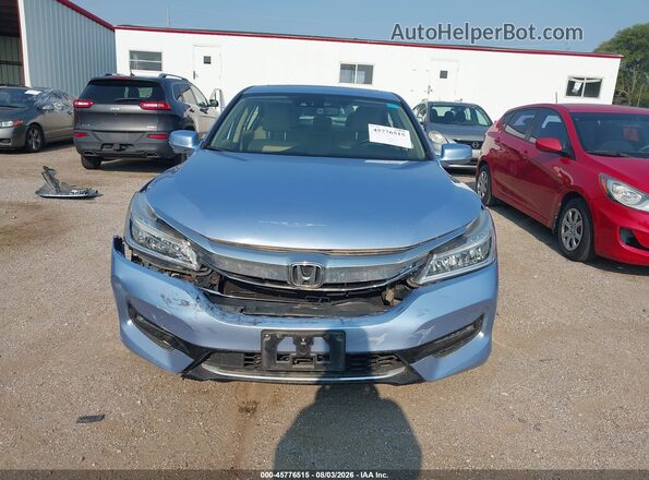 JHMCR6F74HC025647 2017 HONDA ACCORD Blue უკანა სალონის ხედი