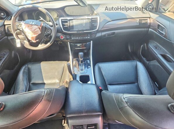 JHMCR6F75HC003401 2017 HONDA ACCORD Gray Widok deski rozdzielczej