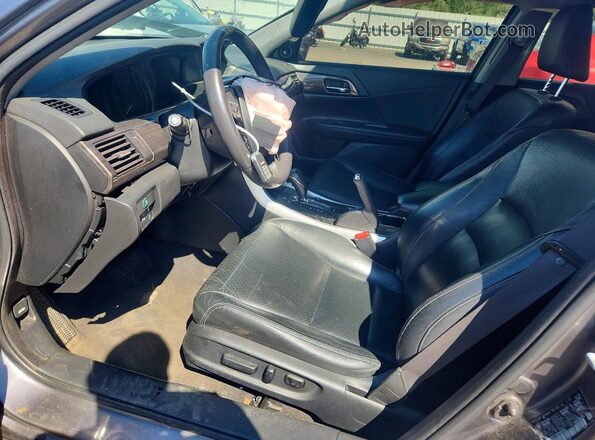 JHMCR6F75HC003401 2017 HONDA ACCORD Gray Widok wnętrza z przodu