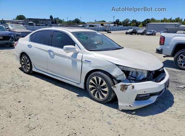JHMCR6F77HC004419 2017 HONDA ACCORD Белый Передняя правая четверть
