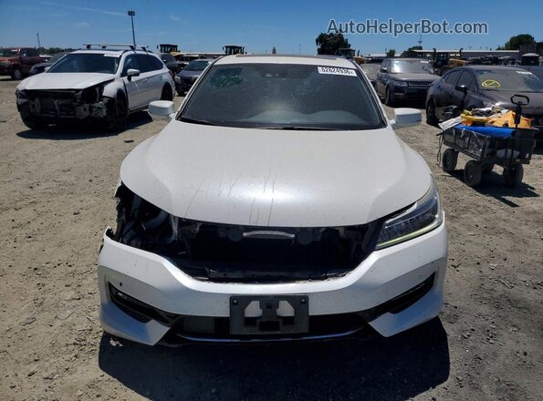 JHMCR6F77HC004419 2017 HONDA ACCORD Белый Вид спереди